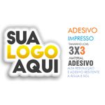 Etiqueta Adesiva com sua logo 3x3 kit c/ 250 unid