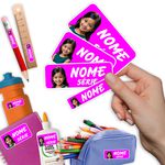 Etiqueta Escolar Personalizada com foto 109 unid