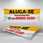 Faixa personalizada Aluga-se 1.50mtsx70cm 