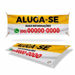Faixa personalizada Aluga-se 2mtsx70cm 