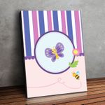 Placa MDF Decorativo Tema Borboleta