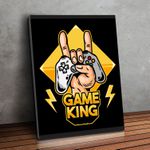 Placa MDF Decorativo Tema GAME