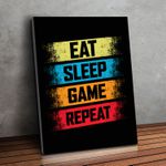 Placa MDF Decorativo Tema GAME