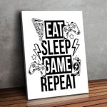 Placa MDF Decorativo Tema GAME