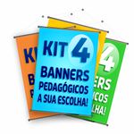 Kit 4 Banners Pedagógicos a sua escolha