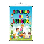 Banner Pedagógico Cantinho de Leitura