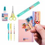 Etiqueta Escolar Lilo Stitch Kit/109 Unid