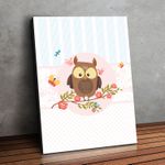 Placa MDF Decorativo Tema Corujinha