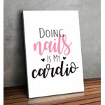 Placa MDF Decorativo Tema Manicure