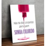 Placa MDF Decorativo Tema Manicure