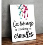 Placa MDF Decorativo Tema Manicure