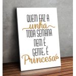 Placa MDF Decorativo Tema Manicure 