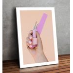 Placa MDF Decorativo Tema Manicure 