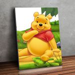 Placa MDF Decorativo Tema Ursinho Pooh