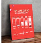 Placa MDF Decorativo Tema Açaí