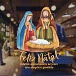 Adesivo Para Vitrine Feliz Natal - Jesus