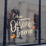 Adesivo Para Vitrine Coleção Outono Inverno