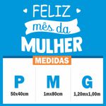 Adesivo Para Vitrine Feliz Mês da Mulher