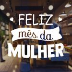 Adesivo Para Vitrine Feliz Mês da Mulher
