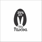 Adesivo Vitrine Feliz Páscoa 25% OFF