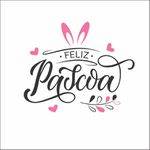 Adesivo Vitrine Feliz Páscoa 