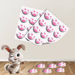 Adesivo Páscoa Patinha de Coelho 3D