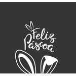 Adesivo Vitrine de Páscoa Orelha de Coelho