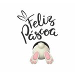 Adesivo Vitrine Coelhinho da Páscoa