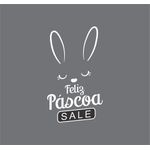 Adesivo Vitrine Feliz Páscoa Sale