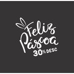 Adesivo Vitrine de Páscoa 30% Desconto