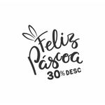 Adesivo Vitrine de Páscoa 30% Desconto