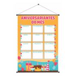 Banner Pedagógico Aniversariantes do mês