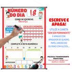 Banner Pedagógico Número Do Dia (Escreve e Apaga)