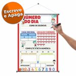 Banner Pedagógico Número Do Dia (Escreve e Apaga)
