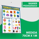 Banner Pedagógico Formas e Cores