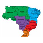 Banner Pedagógico Mapa Brasil e Regiões