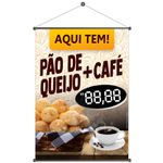 Banner Padaria Pão de Queijo + Café mod.1