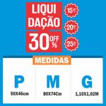Adesivo Para Vitrine Liquidação 30% OFF 15, 20 e 25% OFF