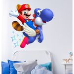 Adesivo Parede Super Mario yoshi BLue