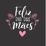 Adesivo Vitrine Feliz dia das Mães Flores