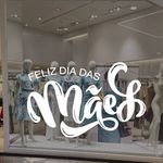 Adesivo Vitrine para Feliz dia das Mães 