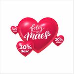 Adesivo Vitrine Dia das Mães Ofertas