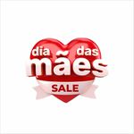 Adesivo Vitrine Dia das Mães Sale
