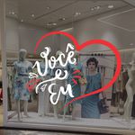Adesivo de Vitrine Dia dos Namorados Você e Eu Amor