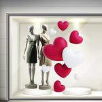Adesivo Vitrine Dia dos namorados mod.8