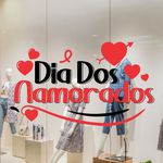Vitrine dia dos namorados coração