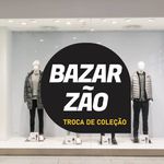 Adesivo Vitrine Bazarzão Promoção - Troca de Coleção