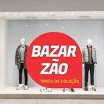 Adesivo Vitrine Bazarzão Promoção - Troca de Coleção