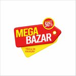 Adesivo Vitrine Mega Bazar - Troca de Coleção (Etiqueta)