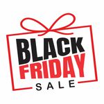Adesivo para Vitrine Black Friday Sale